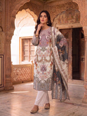 Women Ethnic Motifs Printed Regular Mirror Work Kurta with Trousers & With Dupatta