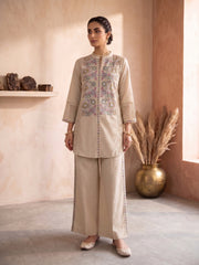 Embroidered Tunic with Palazzos