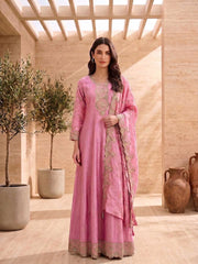 Women Embroidered Thread Work Anarkali Kurta