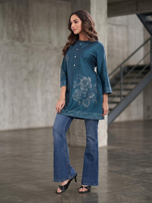 Floral Women Printed Kurti