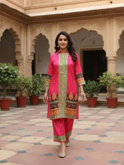 Floral Printed Top with Palazzos