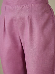 Women Floral Printed Angrakha Kurta with Trousers