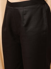 Women Floral Printed Panelled Kurta with Trousers