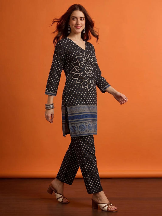 Printed Top with Trousers