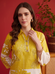 Linen Printed Top with Palazzos