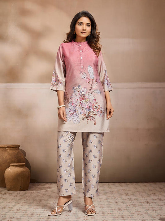 Printed Top with Trousers