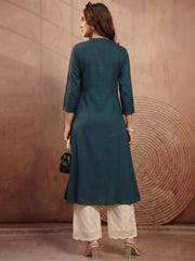Women Embroidered Thread Work Kurta