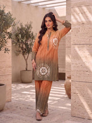 Tie and Dye Dyed Tunic with Trousers