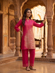 Embroidered Tunic with Trousers
