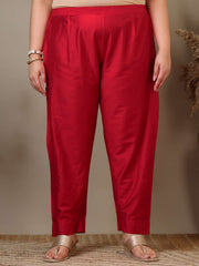 Women Ethnic Motifs Regular Sequinned Kurta with Trousers & With Dupatta