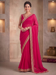 Zari Poly Georgette Saree