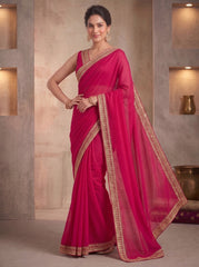 Zari Poly Georgette Saree