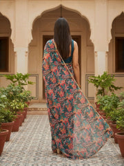 Floral Saree