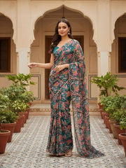 Floral Saree