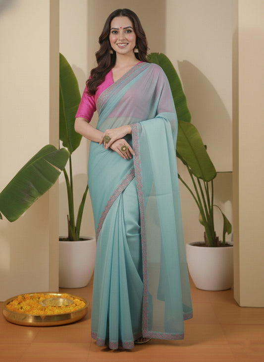 Organza Saree