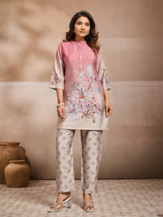 Floral Printed Tunic with Trousers