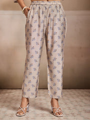 Floral Printed Tunic with Trousers