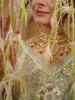 Lime Green Tissue Fabric Sequins embroidery Semi-Stitched Lehenga choli and Dupatta