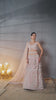 Pink Net Multi Sequins with heavy Zarkan embroidery Semi Stitched Lehenga choli and Dupatta