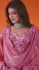 Pink Organza Fabric Sequins Thread and Embroidery Semi Stitched Lehenga and Unstitched Blouse With Dupatta
