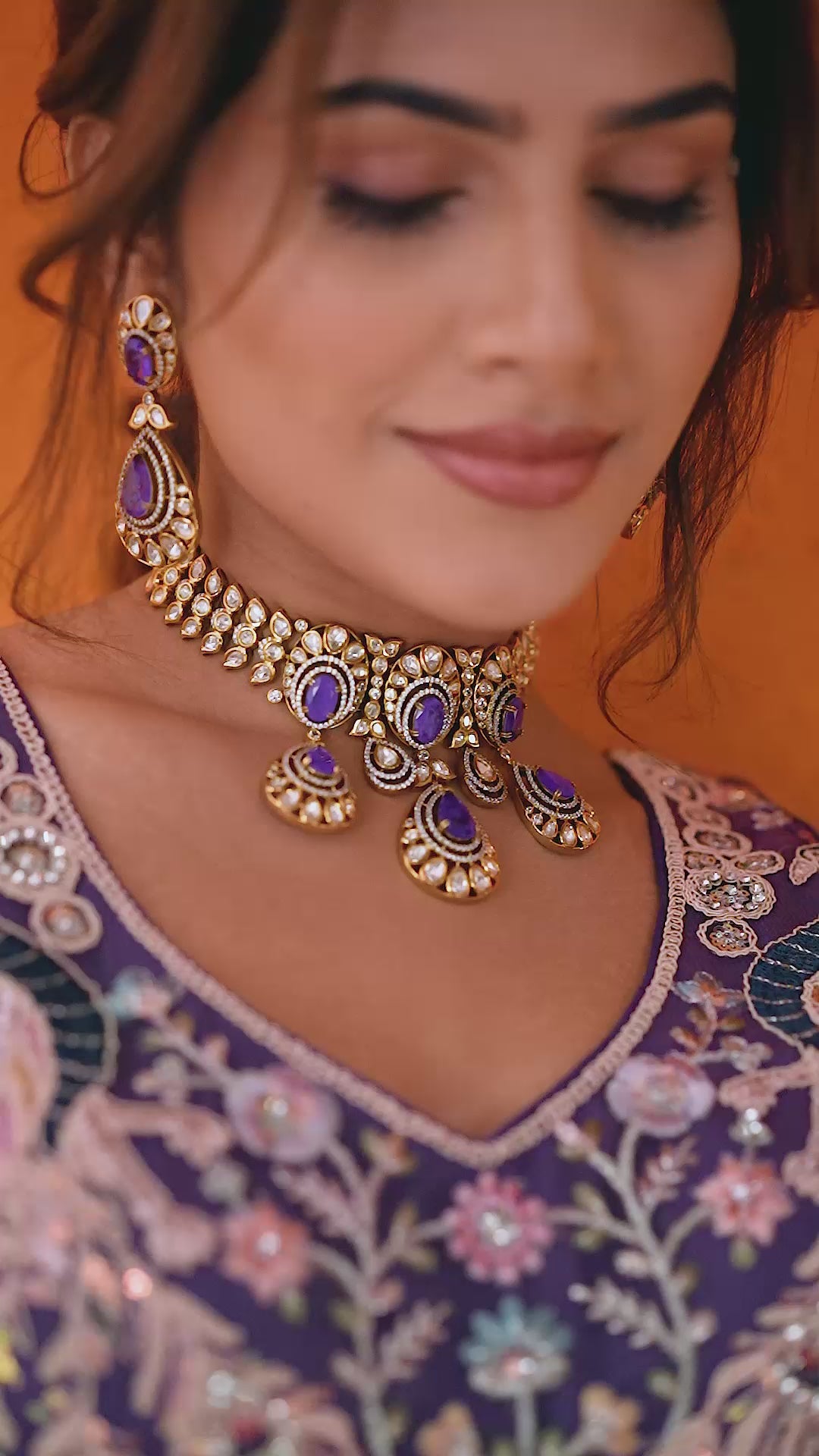 Purple Net Fabric Sequins embroidery Semi Stitched Lehenga and Unstitched Blouse With Dupatta