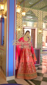 Rani Pink Embroidered Silk Lehenga Choli