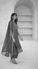 Women Brown Zari and Mukaish Embroidered Yoke Design Stright Kurta Set