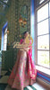 Magenta Pink Embroidered Silk Lehenga Choli