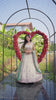 Cream colour tissue Fabric with Sequinse and Thread embroidery Semi-Stitched Lehenga choli and Dupatta