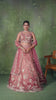 Pink Tissue Fabric Sequins embroidery Semi Stitched Lehenga and Unstitched Blouse With Dupatta