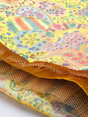 Yellow Readymade embroidered lehenga choli with dupatta