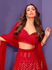 Alluring Bollywood Diva Malaika Arora Featuring Inddus Lehenga Choli - Inddus.com