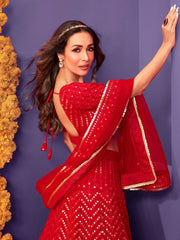 Alluring Bollywood Diva Malaika Arora Featuring Inddus Lehenga Choli - Inddus.com