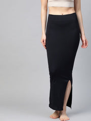Black Knitted Saree Shapewear - inddus-us
