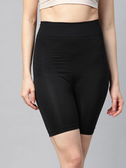 Black Long Tummy Thigh Shapewear - inddus-us