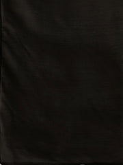 Black Silk Blend Saree with Belt - inddus-us