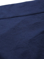 Blue Knitted Saree Shapewear - inddus-us
