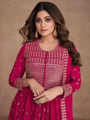 Charming Rani Georgette Anarkali Suit - Inddus.com