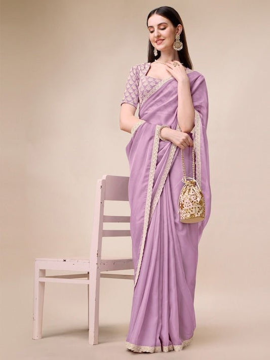 Embroidered Organza Sarees