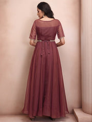 Ethnic Fit & Flare Dress - Inddus.com