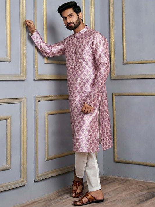 Ethnic Motif Printed Straight Kurta - Inddus.com