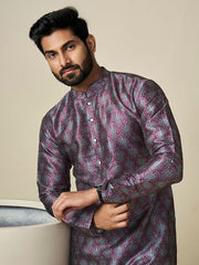 Ethnic Motif Printed Straight Kurta - Inddus.com