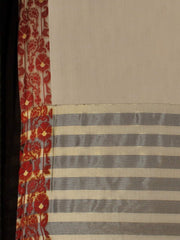 Grey Banarasi Art Silk Traditional Saree - inddus-us
