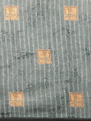 Grey & Beige Cotton Blend Printed Saree - inddus-us