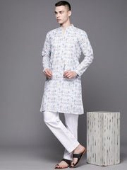 Men Ethnic Motifs Embroidered Sequinned Kurta - Inddus.com