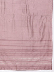 Pink Embroidered Kurta with Pants and Dupatta - Inddus.com