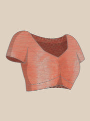 Pink Zari Woven Banarasi Saree - Inddus.com
