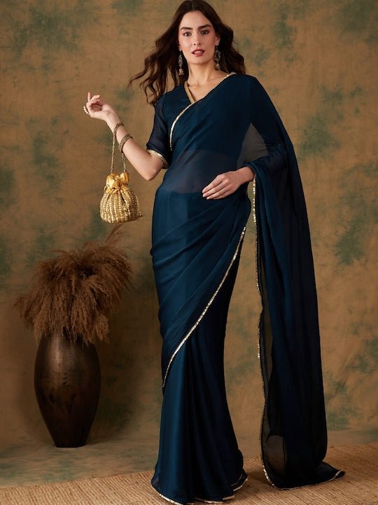 Sequined Laced Sarees