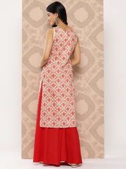 Women Ethnic Motifs Printed Regular Kurta with Palazzos - Inddus.com