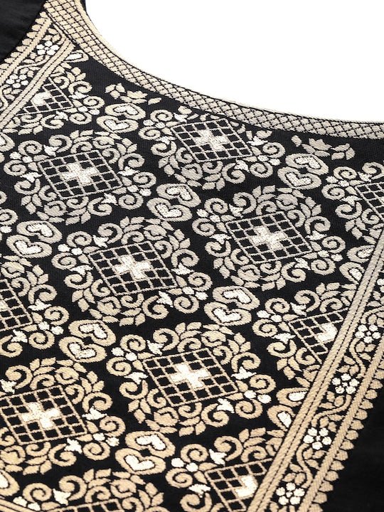 Women Ethnic Motifs Yoke Design Kurta - Inddus.com